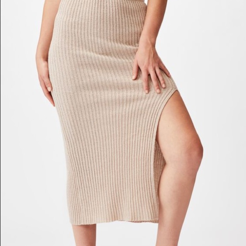 Knit MIDI skirt